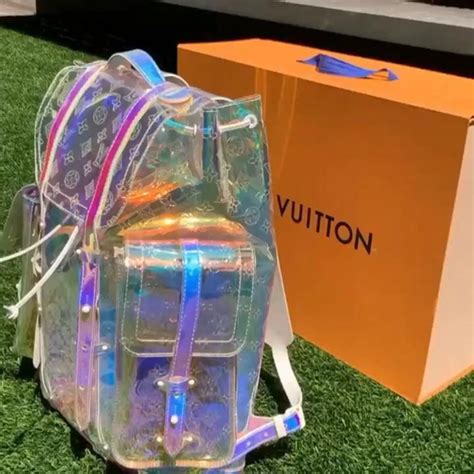 mochilas de louis vuitton|Louis Vuitton clear backpack.